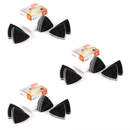 FEIN Delta Schleifblätter ungelocht Körnung 36 mit Klett 150 Stück - Toolbrothers