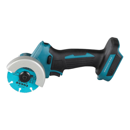 Makita DMC 300 RTJ Meuleuse d'angle sans fil 18 V 76 mm Brushless + 2x batterie 5,0 Ah + chargeur + Makpac