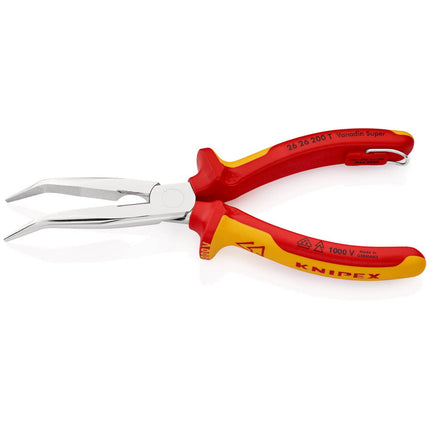 KNIPEX Pince à becs plats, ronds  longueur 200 mm forme 2 ( 8000272769 )