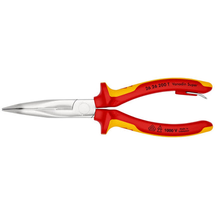 KNIPEX Pince à becs plats, ronds  longueur 200 mm forme 2 ( 8000272769 )