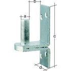 GAH Gond DII sur plaque 13x25mm ( 3000200196 )