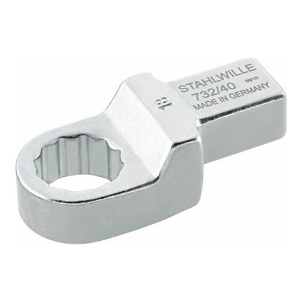 STAHLWILLE Outil à emmancher à anneau 732/40 24 ouverture de clé 24 mm 14 x 18 mm ( 4000826550 )
