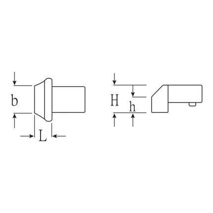 STAHLWILLE Outils à emmancher de soudure 737/10 9 x 12 mm ( 4000826592 )