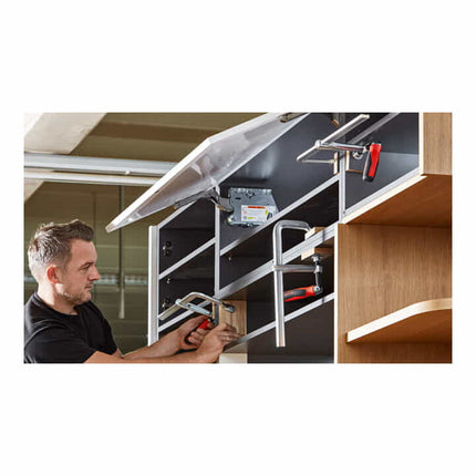 BESSEY Serre-joints tout acier GZ-KG envergure 250 mm col de cygne 120 mm ( 4000831651 )