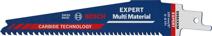Lame de scie sabre BOSCH Expert Multimaterial longueur 150 mm largeur 25 mm ( 4000837469 )