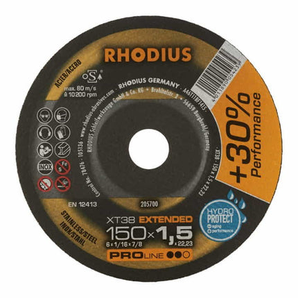 RHODIUS Disque à tronçonner XT 38 125x1,0x22,23 mm ( 4000843742 )