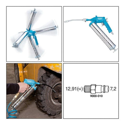 Pompe à graisse pneumatique HAZET 9042N-1 230 l/min 400 ml ( 4000898941 )