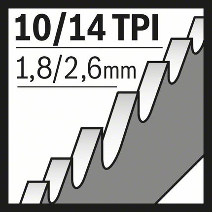 BOSCH Lame de scie sabre S 1125 VF longueur 225 mm largeur 19 mm ( 4000909204 )