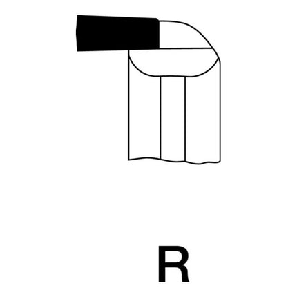 WILKE Outil à charioter à crochet  25 x 25 mm ( 4118660252 )