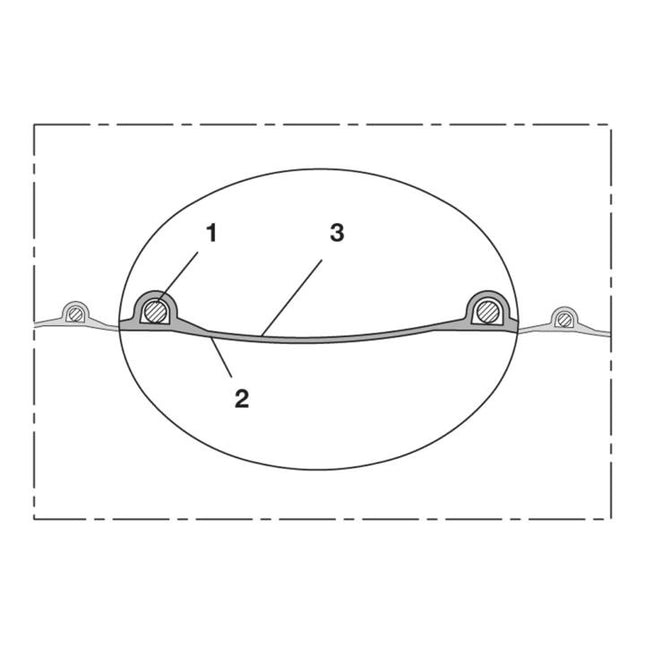 NORRES Tuyau d'aspiration et de soufflage PROTAPE(R) TPE 320 60 mm 68,00 mm ( 4501402167 )