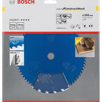 BOSCH lame de scie circulaire 165 mm, denture 24 WZ ( 8000342207 )