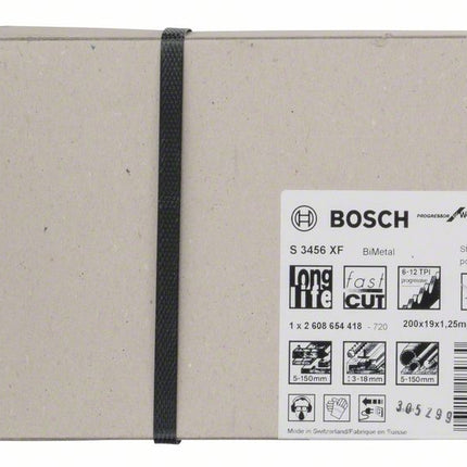 BOSCH Lame de scie sabre S 3456 XF S 3456 XF Longueur 200 mm Largeur 19 mm ( 8000343742 )