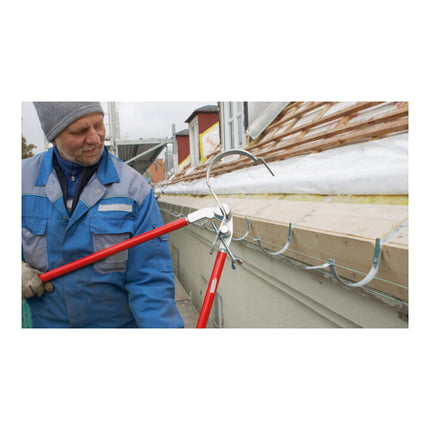 BESSEY Pince à cintrer équerres de gouttière D396 L.680mm fente l.10mm poids 3,15kg ( 8000350755 )