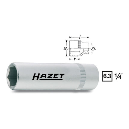 HAZET Douille 850LG 1/4 ″ 6 pans ( 8000466426 )