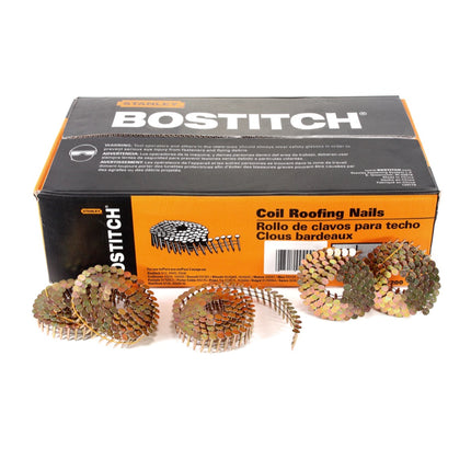 Bostitch RN46K-1-E CT Dachpappnagler Druckluftnagler Coil nailer 45mm + 7200 Stk. Dachpappnagel + Koffer - Toolbrothers