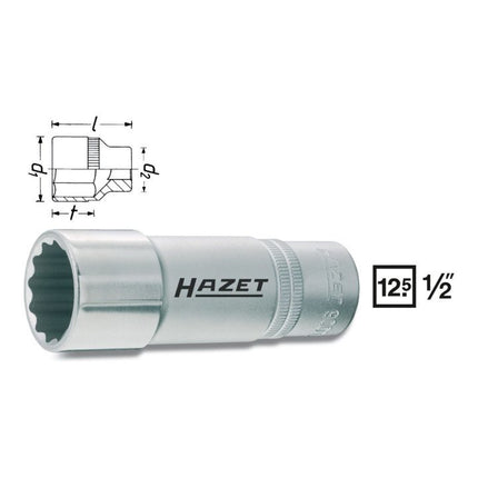 HAZET Douille 900TZ-24 1/2 ″ ( 8000466646 )