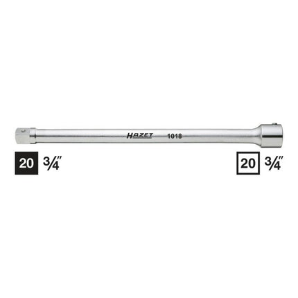 HAZET Rallonge 1018 3/4 ″ longueur 400 mm ( 8000467330 )