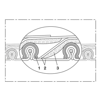 NORRES Tuyau d'aspiration et de soufflage TIMBERDUC® PUR 531 AS D. intérieur 60 mm ( 8000479711 )