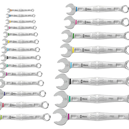 WERA Jeu de clés mixtes 6003 Joker 22 pièces ouverture de clé 5,5 à 32 mm ( 8000907868 )