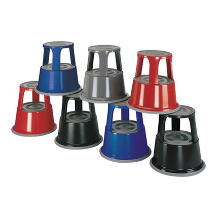 WEDO Tabouret roulant  tôle d'acier rouge ( 9000460104 )