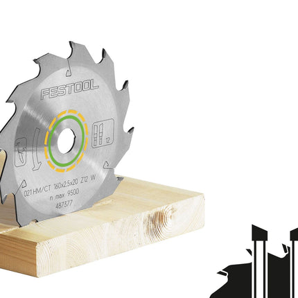 Lame de scie circulaire Festool HW 350x3,5x30 W24 WOOD STANDARD (769667) pour HK 132, CSP 132