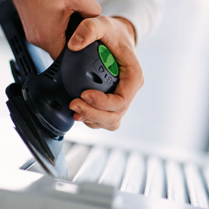 Festool STF V93/6 P150 RU2/50 Feuille abrasive Ruby 2 (499166) pour RO 90 DX, DX 93, RS 300, RS 3, LRS 93 (patin de ponçage en fer)