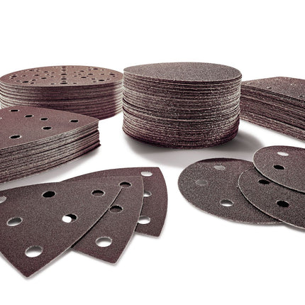 Festool STF V93/6 P220 RU2/50 Feuille abrasive Ruby 2 (499168) pour RO 90 DX, DX 93, RS 300, RS 3, LRS 93 (patin de ponçage en fer)