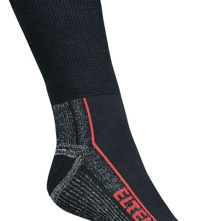 Chaussettes fonctionnelles ELTEN Perfect Fit Socks ESD (Carbon) taille 35-38 noir/gris ( 4000374855 )