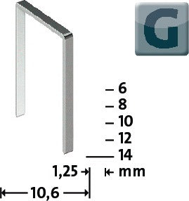 Clip fil plat NOVUS G type 11 B10,6xL8mm (4000813878)