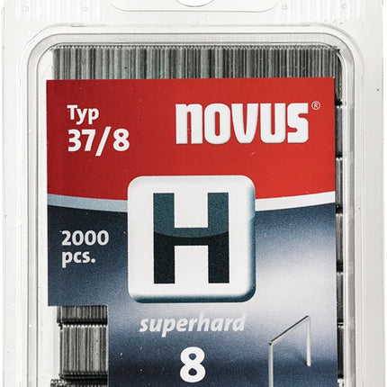 Agrafe à fil fin NOVUS H type 37 largeur 10,6 mm (4000813898)