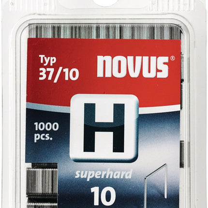 Agrafe à fil fin NOVUS H type 37 largeur 10,6 mm (4000813900)
