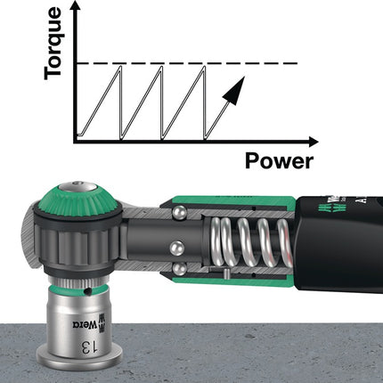 Clé dynamométrique WERA Safe-Torque A 1 Clé dynamométrique 1/4 ″ 2 - 12 Nm ( 4000822440 )