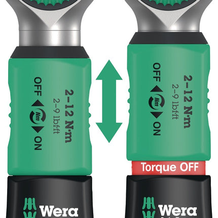 Clé dynamométrique WERA Safe-Torque A 1 Clé dynamométrique 1/4 ″ 2 - 12 Nm ( 4000822440 )