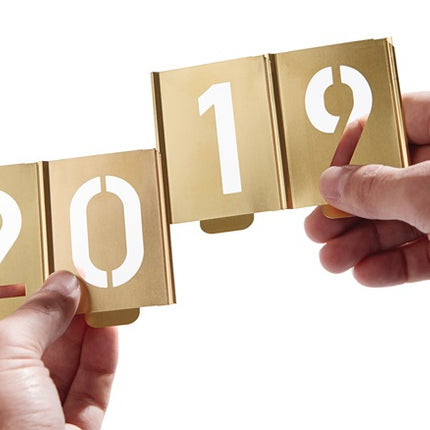 KUKKO Jeu de pochoirs pour signature 327 chiffres 0 - 9 ( 4000871682 )