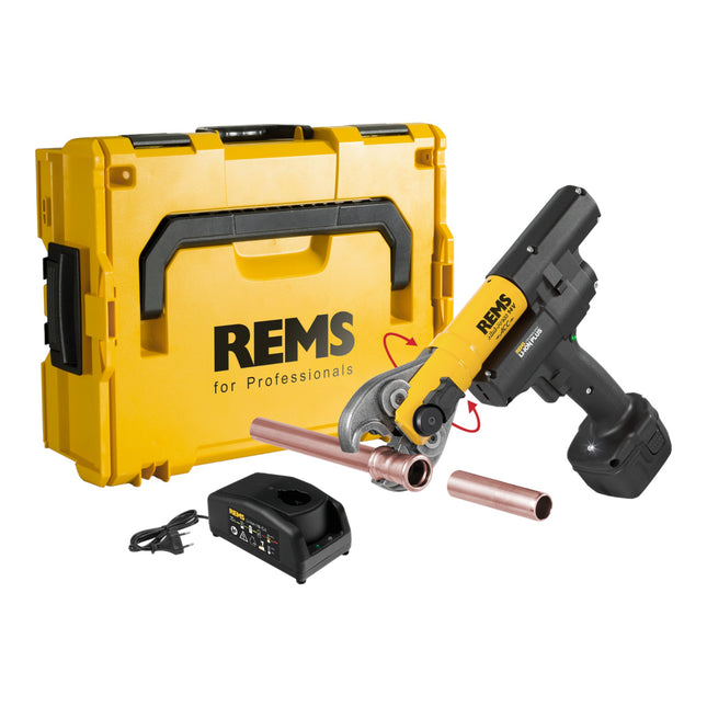 Rems Mini Press 14V ACC Basic Pack Presse radiale sur batterie 14,4 V 22 kN ( 578013 R220 ) + 1x batterie 2,5 Ah + chargeur + L-Boxx