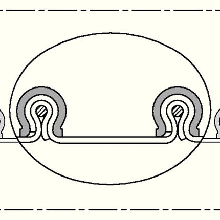 NORRES Tuyau d'aspiration et de soufflage CP VITON(R) 459 EC Ø intérieur 50-51 mm ( 4501401302 )