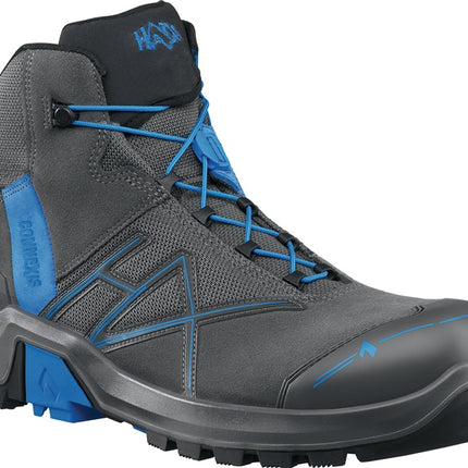 Bottes de sécurité HAIX Connexis(R) GTX mid taille 11 (46) gris/bleu ( 4721000536 )
