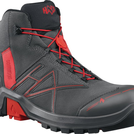 Bottes de sécurité HAIX Connexis(R) GTX mid taille 6,5 (40) gris/rouge ( 4721000570 )