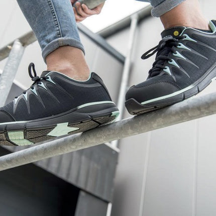 BAAK Chaussures de sécurité pour femmes Svea taille 37 noir/turquoise ( 8000600282 )