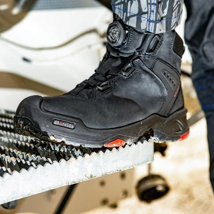 Bottes de sécurité BAAK Braxton taille 43 noir/rouge ( 8000600319 )