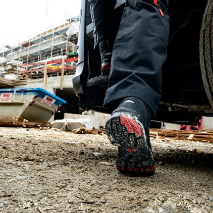 Bottes de sécurité BAAK Braxton taille 46 noir/rouge ( 8000600322 )