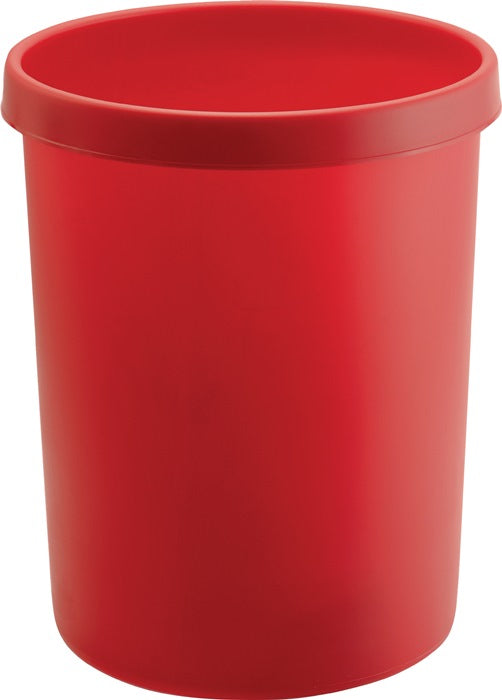 Corbeille à papier HELIT 45 l H480xØ390 mm avec bord poignée (9000468498)