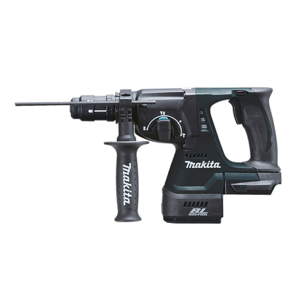 Makita DHR 243 M1J B Marteau combiné sans fil 18 V 2,0 J SDS-Plus noir + 1x batterie 4,0 Ah + mandrin à changement rapide + Makpac - sans chargeur