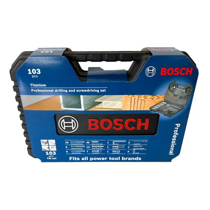 Jeu de forets et de tournevis Bosch Titanium Pro 103 pièces ( 2608594070 )