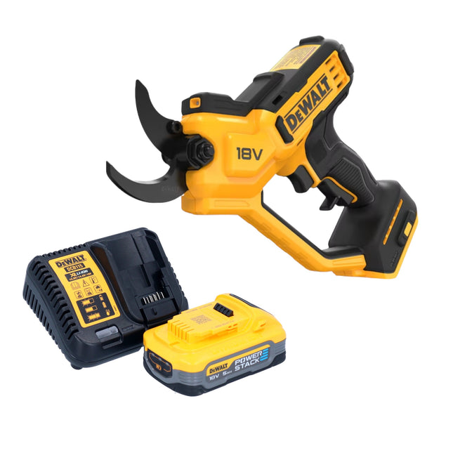 DeWalt DCMPP 568 H1 Elagueur sans fil 18 V 38 mm + 1x batterie Powerstack 5,0 Ah + chargeur