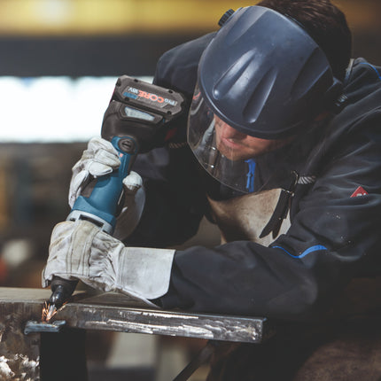 Bosch GGS 18V-23 PLC Professional Meuleuse droite sans fil 18 V Brushless + 2x batterie 5,0 Ah + chargeur + L-Boxx