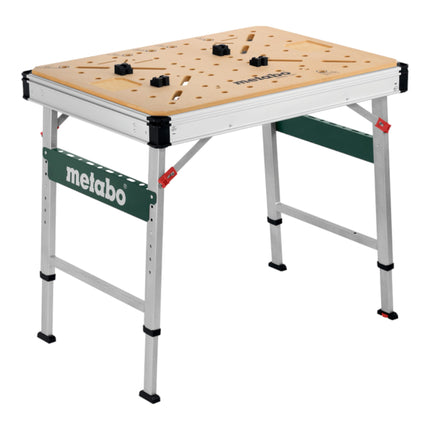 Metabo MWB 100 Table multifonctions ( 626991000 ) établi mobile plateau robuste en MDF