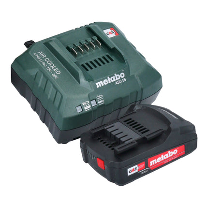 Metabo ST 18 LT 130 BL Scie sauteuse sans fil 18 V 130 mm Brushless + 1x batterie 2,0 Ah + chargeur