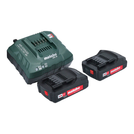 Metabo ST 18 L 90 Scie sauteuse sans fil 18 V 90 mm + 2x batterie 2,0 Ah + chargeur + Metabox