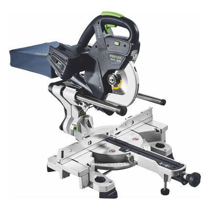 Festool KSC 60 EB-Basic KAPEX  Scie à onglets sans fil 18 V / 36 V 216 mm Brushless + 2x batterie 5,0 Ah - sans chargeur